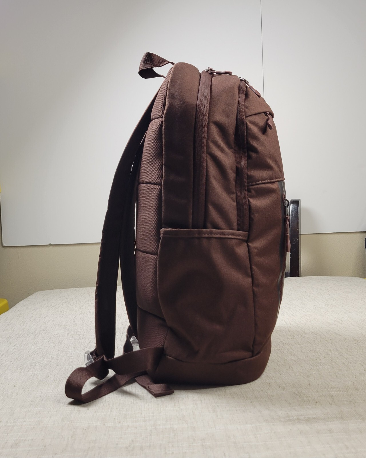 NIKE Elemental Premium Backpack 21L Brown Black Tech Pack Zip Sportswear