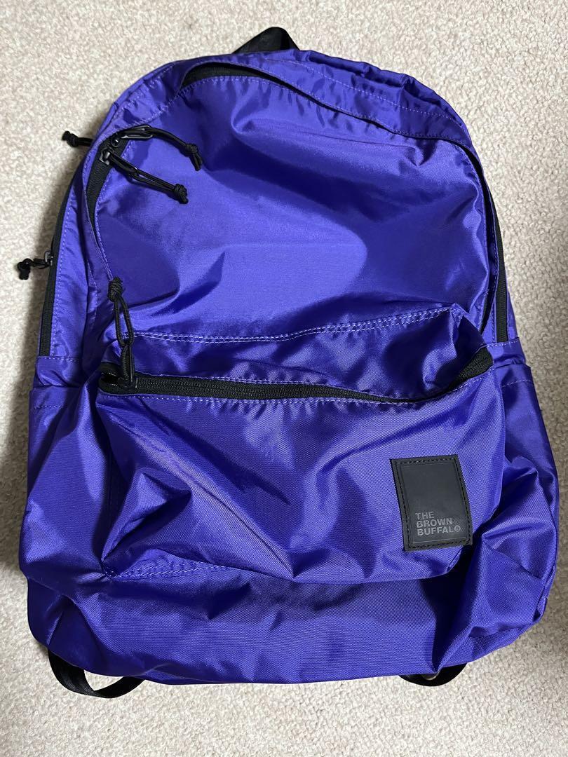 The Brown Buffalo Backpack Color Purple Nylon Height 45cm Used