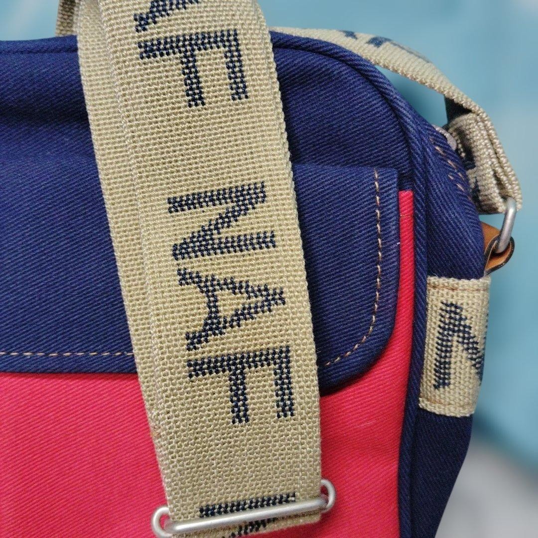 NAF NAF Shoulder Bag Navy Red Classic Retro Used