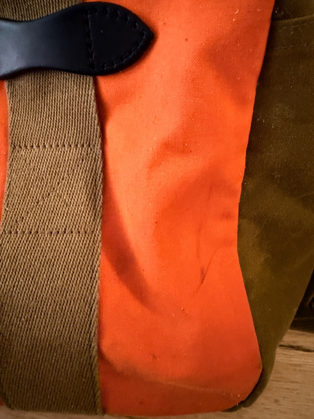 FILSON MEDIUM CANVAS DUFFLE BAG 20263595 Orange/Tan