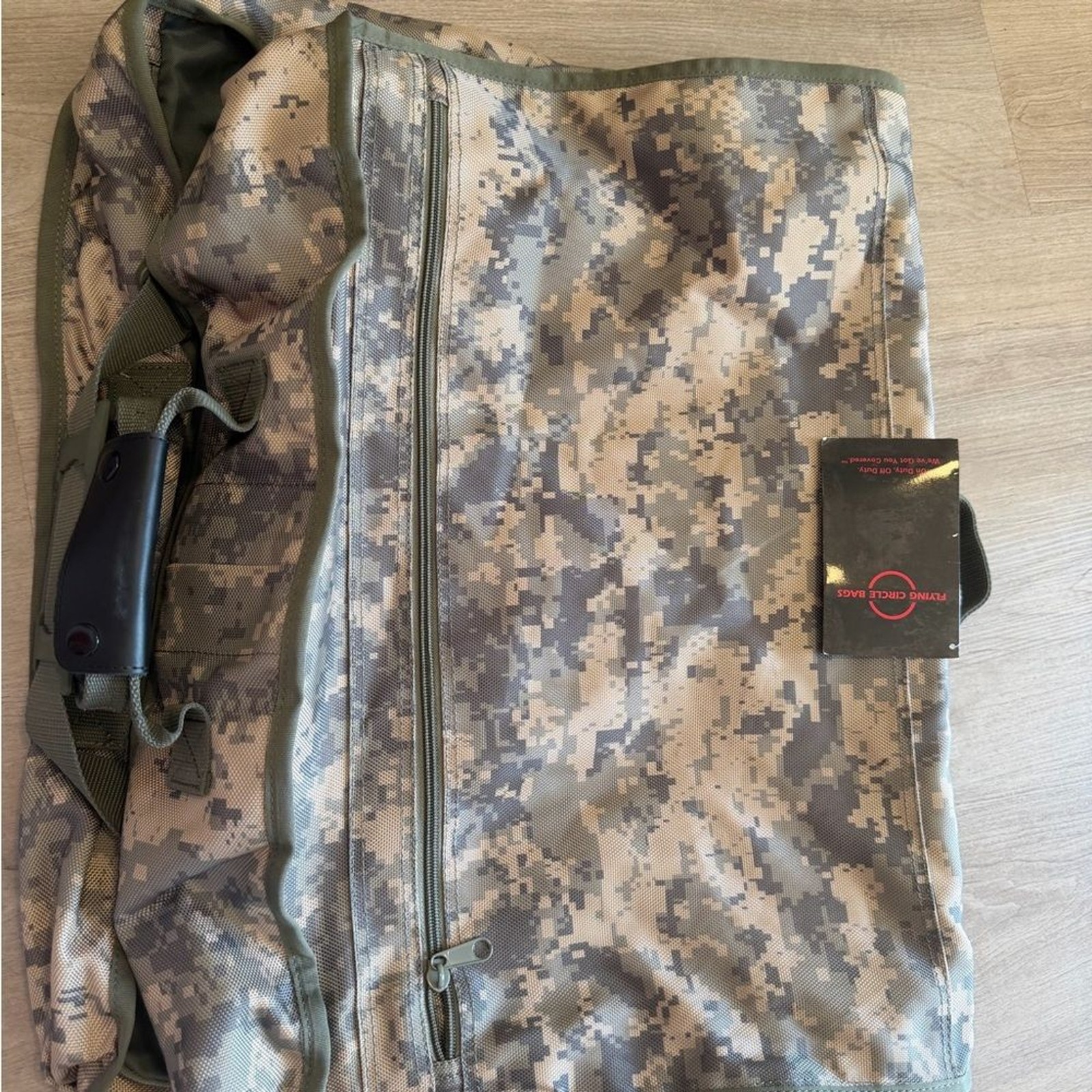 Flying Circle bag. Military Digital Camo Garment Bag – Urban ACU Camo