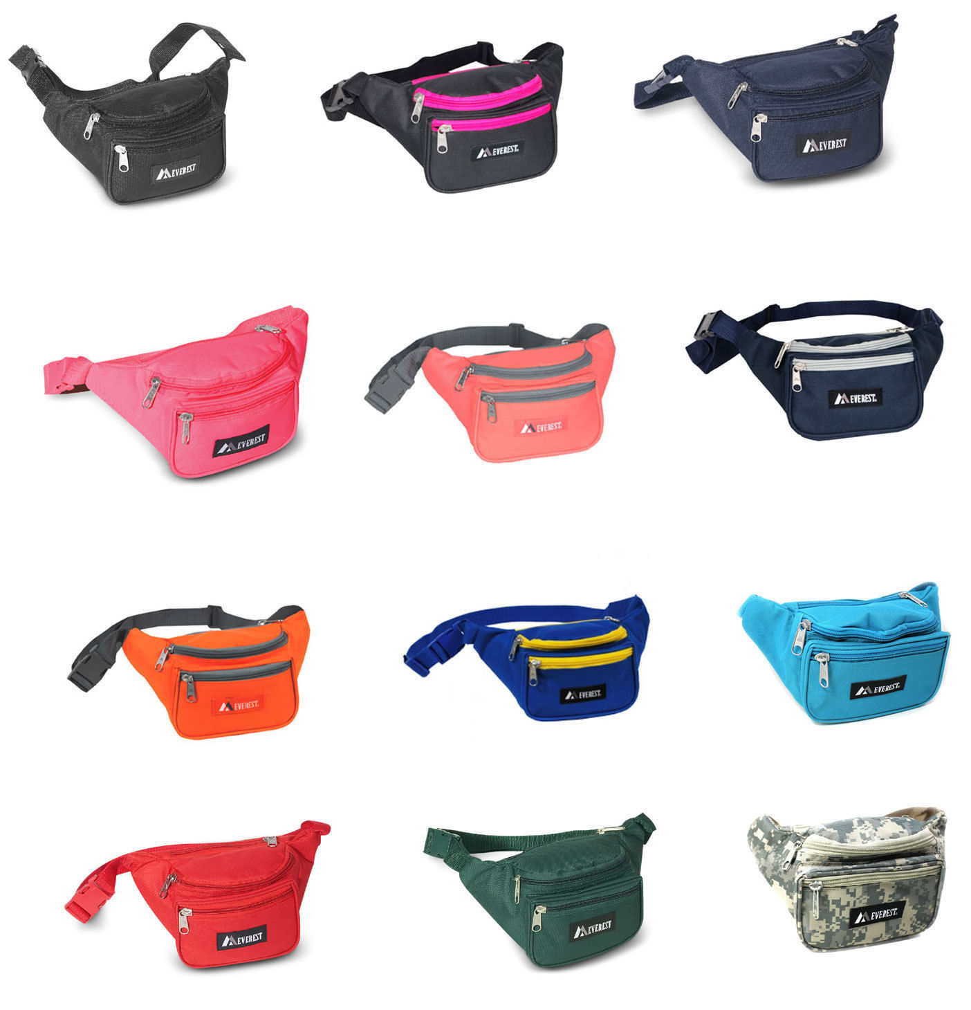 Waist Fanny Pack Belt Bag Pouch Travel Sport Hip Purse Mens Womens UNISEX