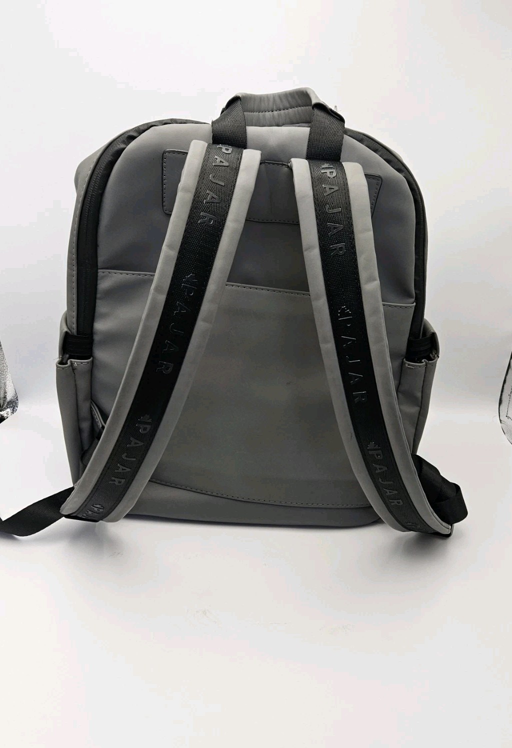 PAJAR PU Gray Backpack. Water Resistant Polyurethane. Pre-Owned