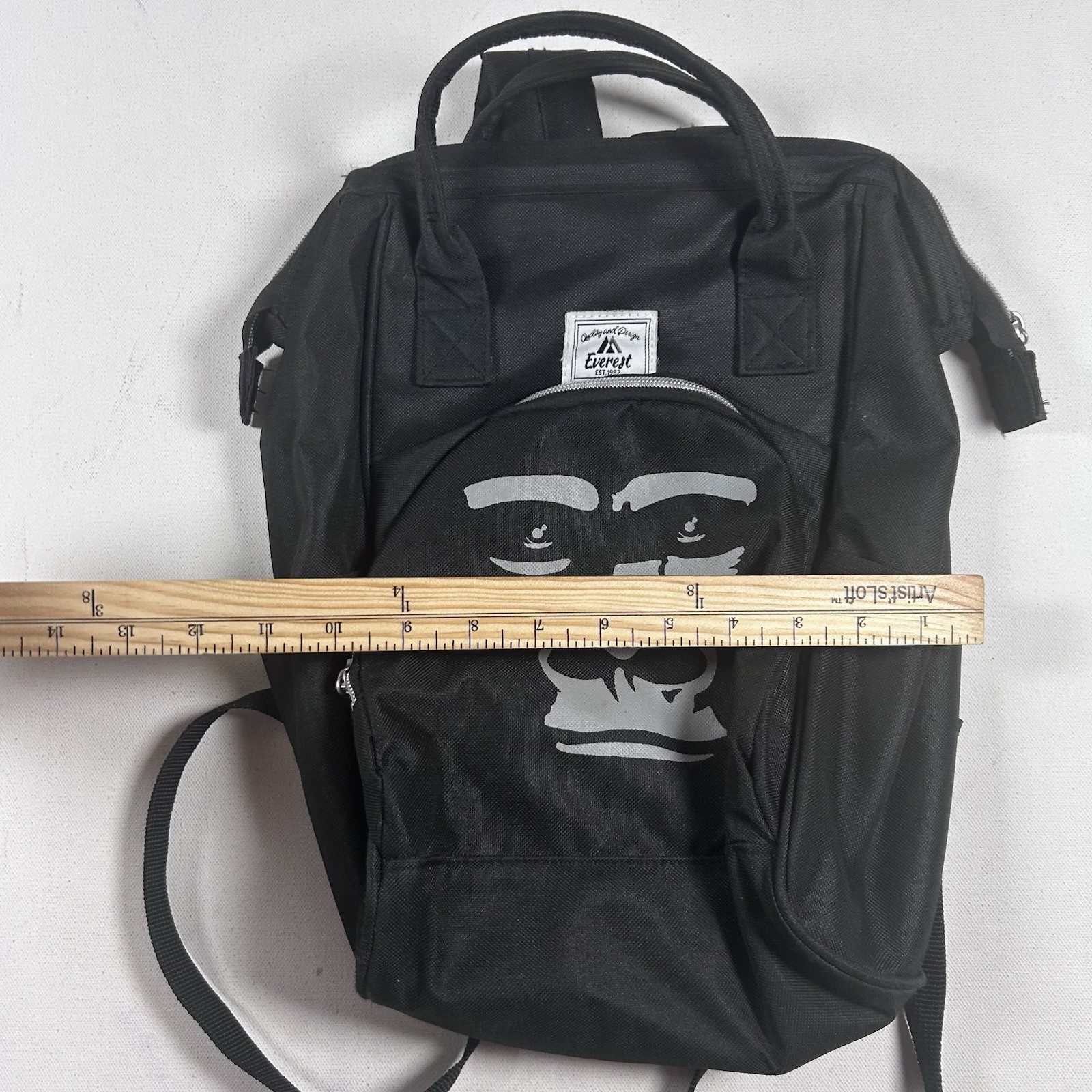 Everest Backpack Rucksack Gorilla Face Graphic RARE