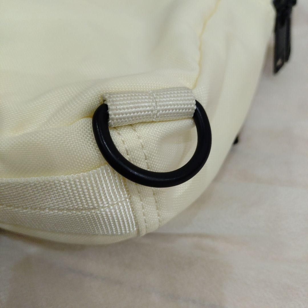 Authentic Porter Flash Shoulder Bag White 18cm x 32cm x 6cm Excellent Condition