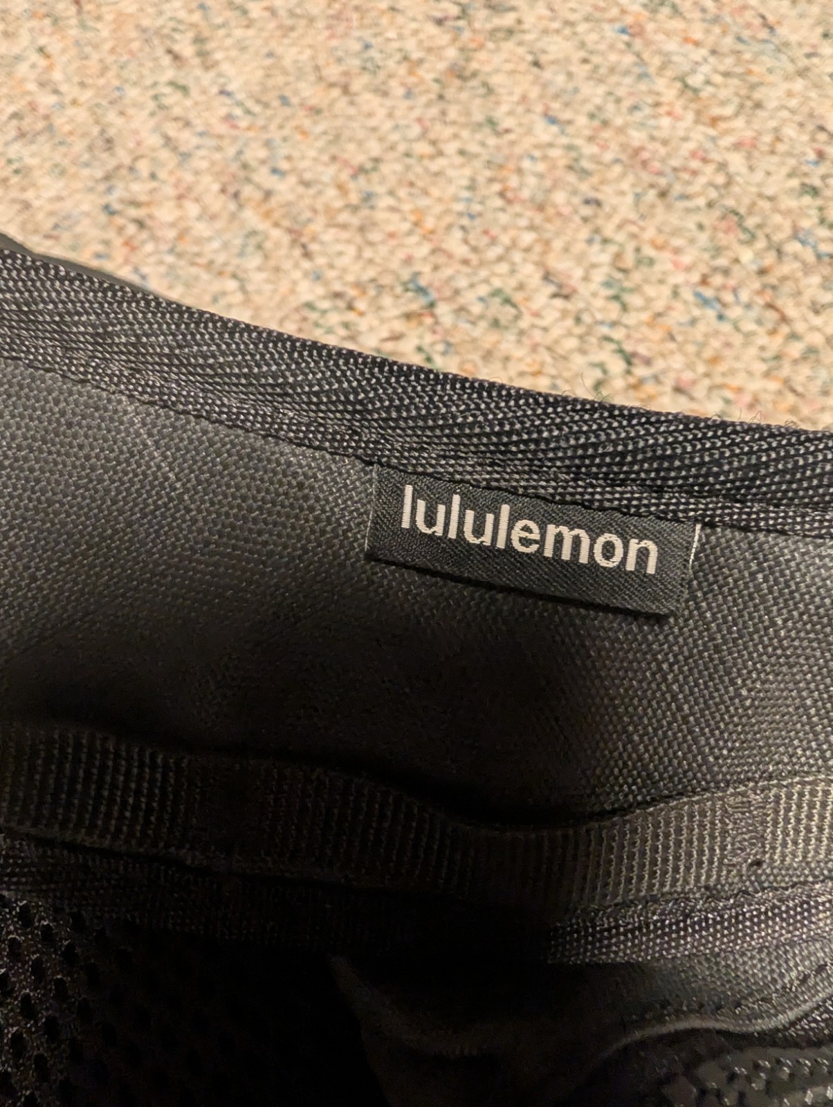 Lululemon Cruiser Backpack Black Plaid 23L Travel Commute Work Commute