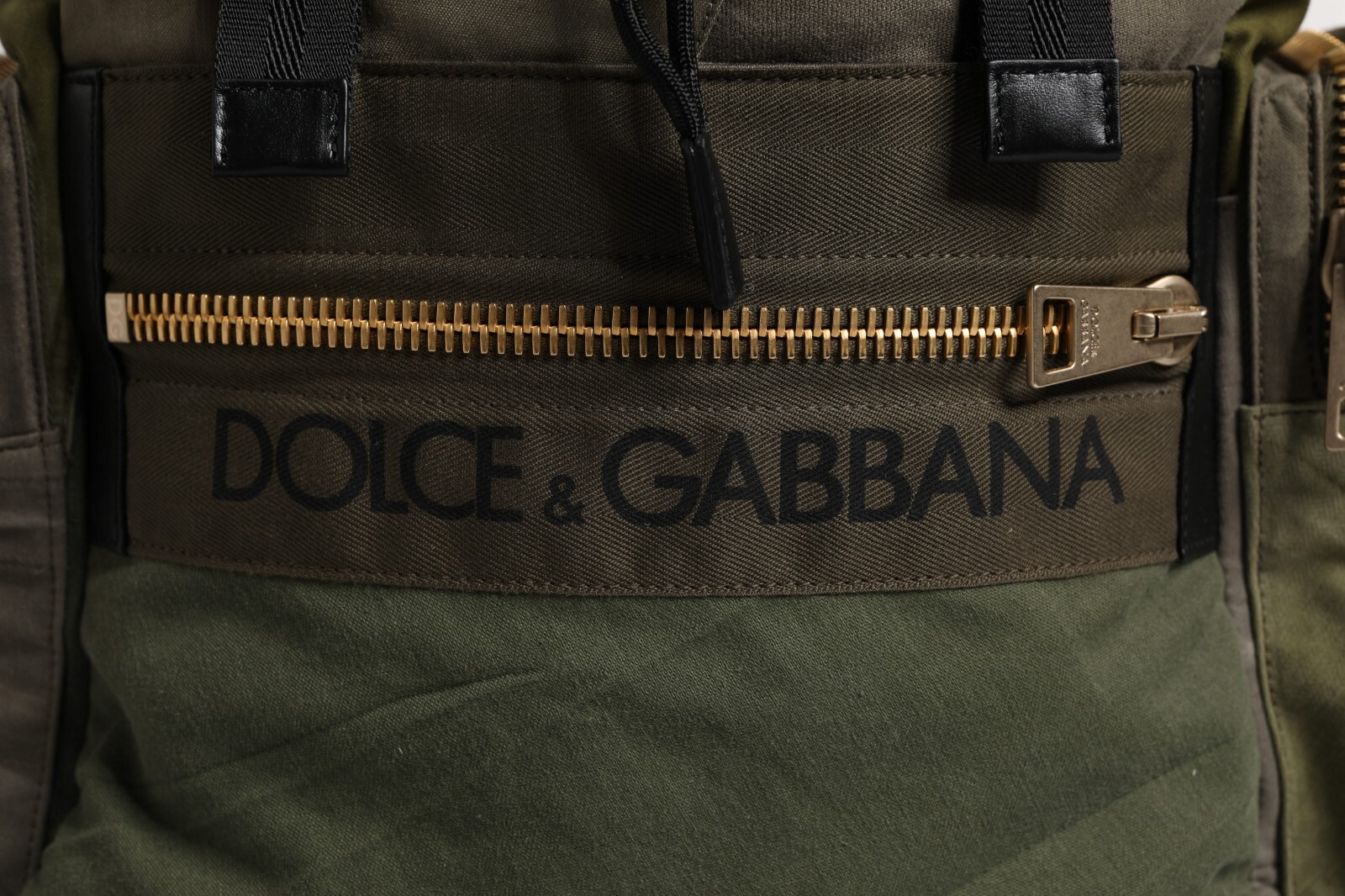 DOLCE & GABBANA Bag Military Green Patchwork Travel Backpack Borse Men 2680usd