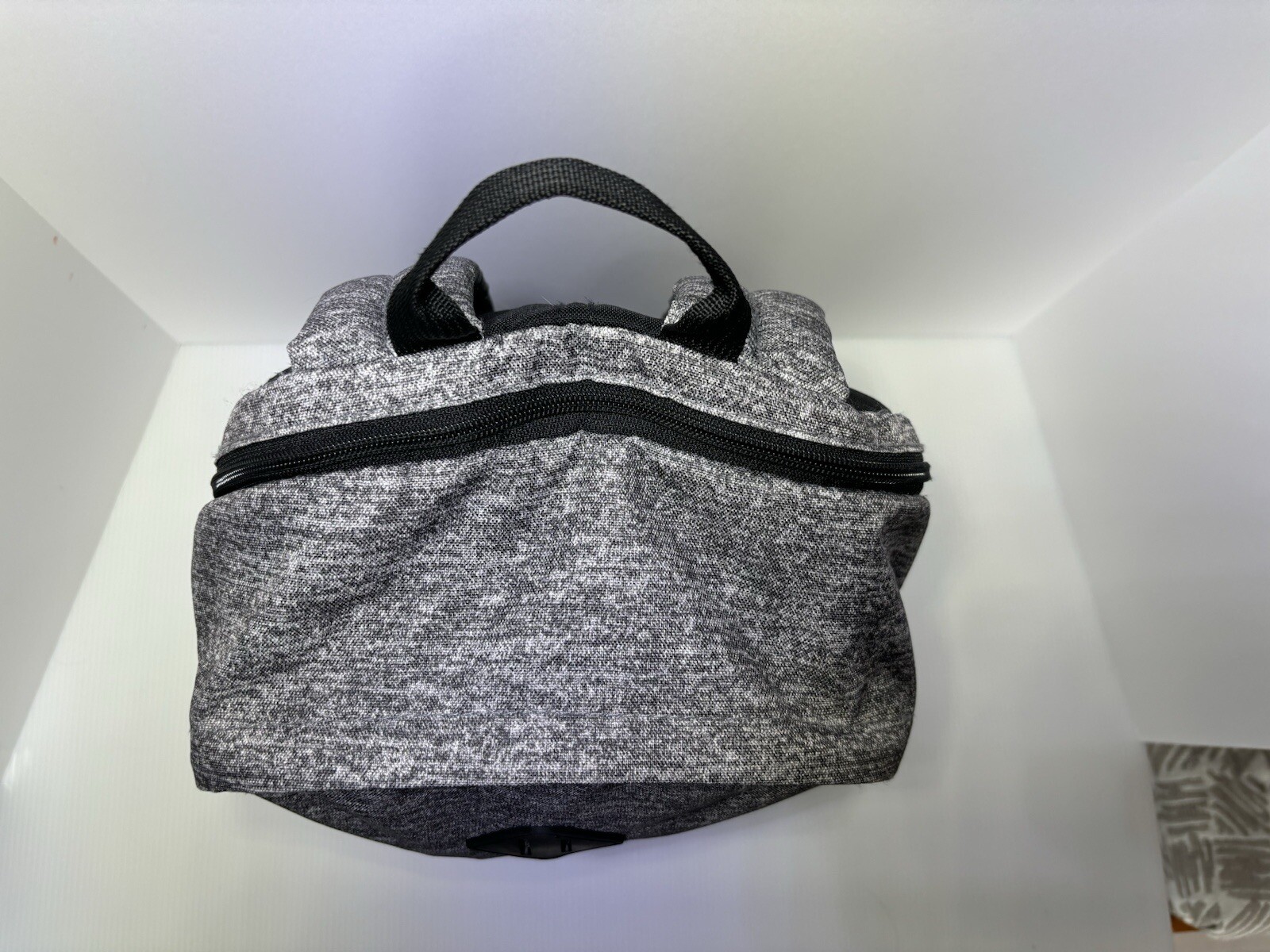 Adidas Originals Trefoil 3 Stripes Logo Backpack – Grey / Black / White Speckle