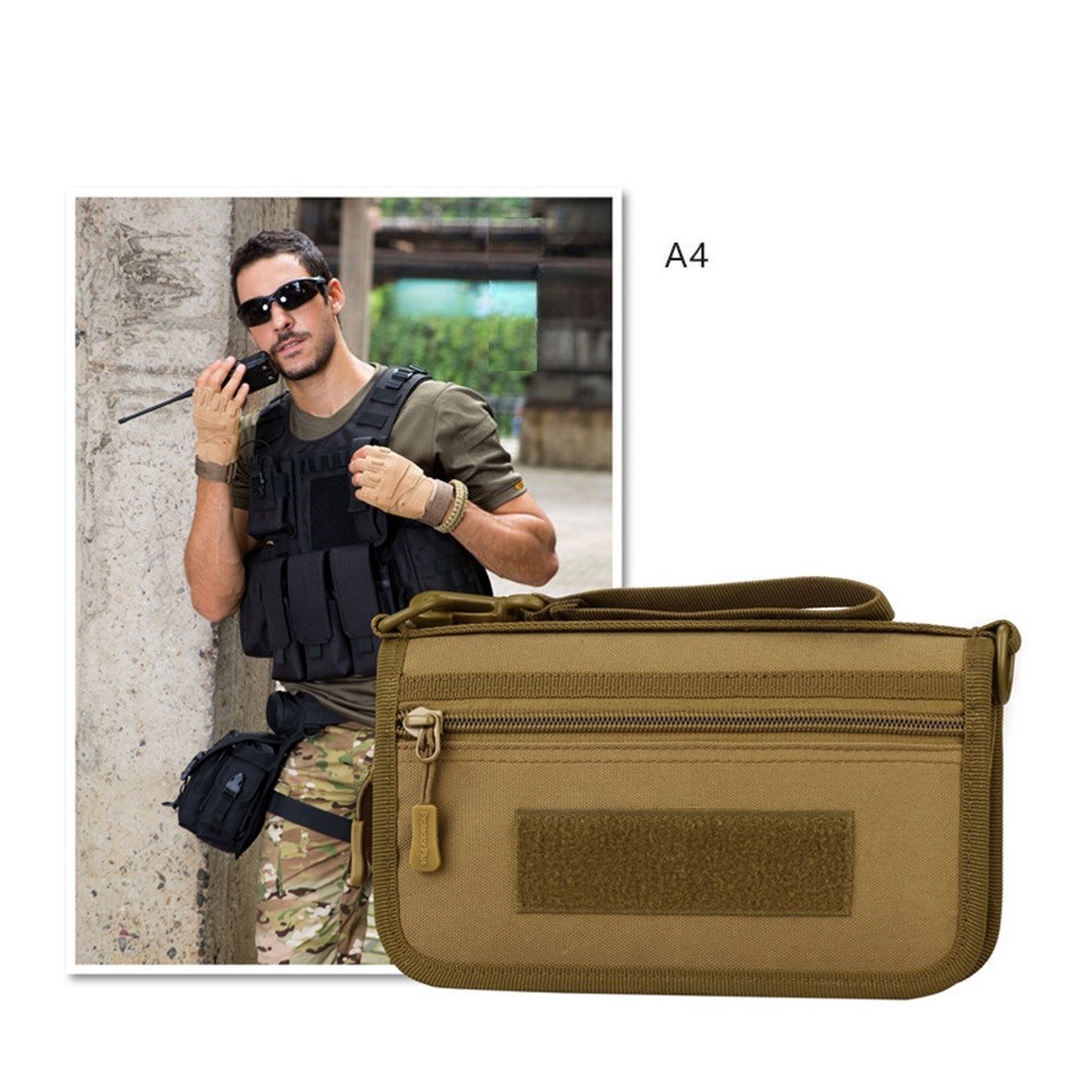 Men Tactical MOLLE Wallet EDC ID Credit Card Holder Portable Waist Purse Bag US