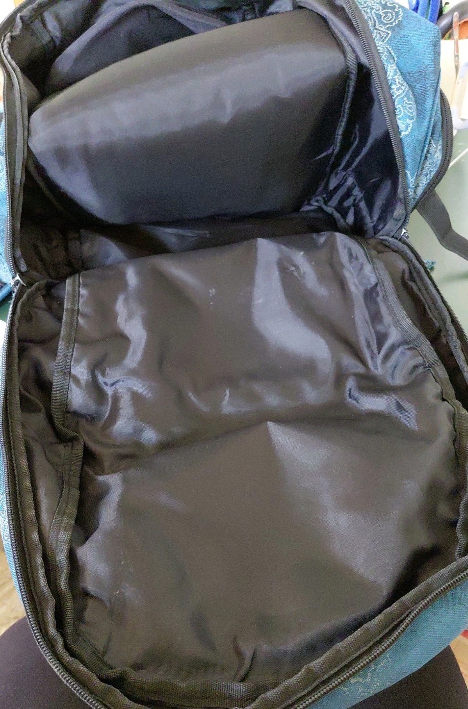 Element Skateboard Backpack Blue Black Skater Bag Logo Zipper Pockets