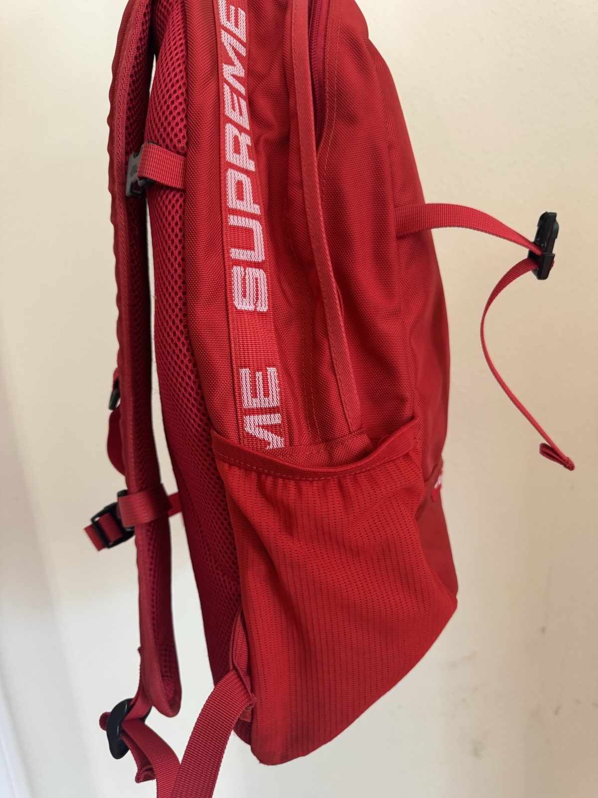 Supreme SS18 Red Backpack – 100% Authentic – USED