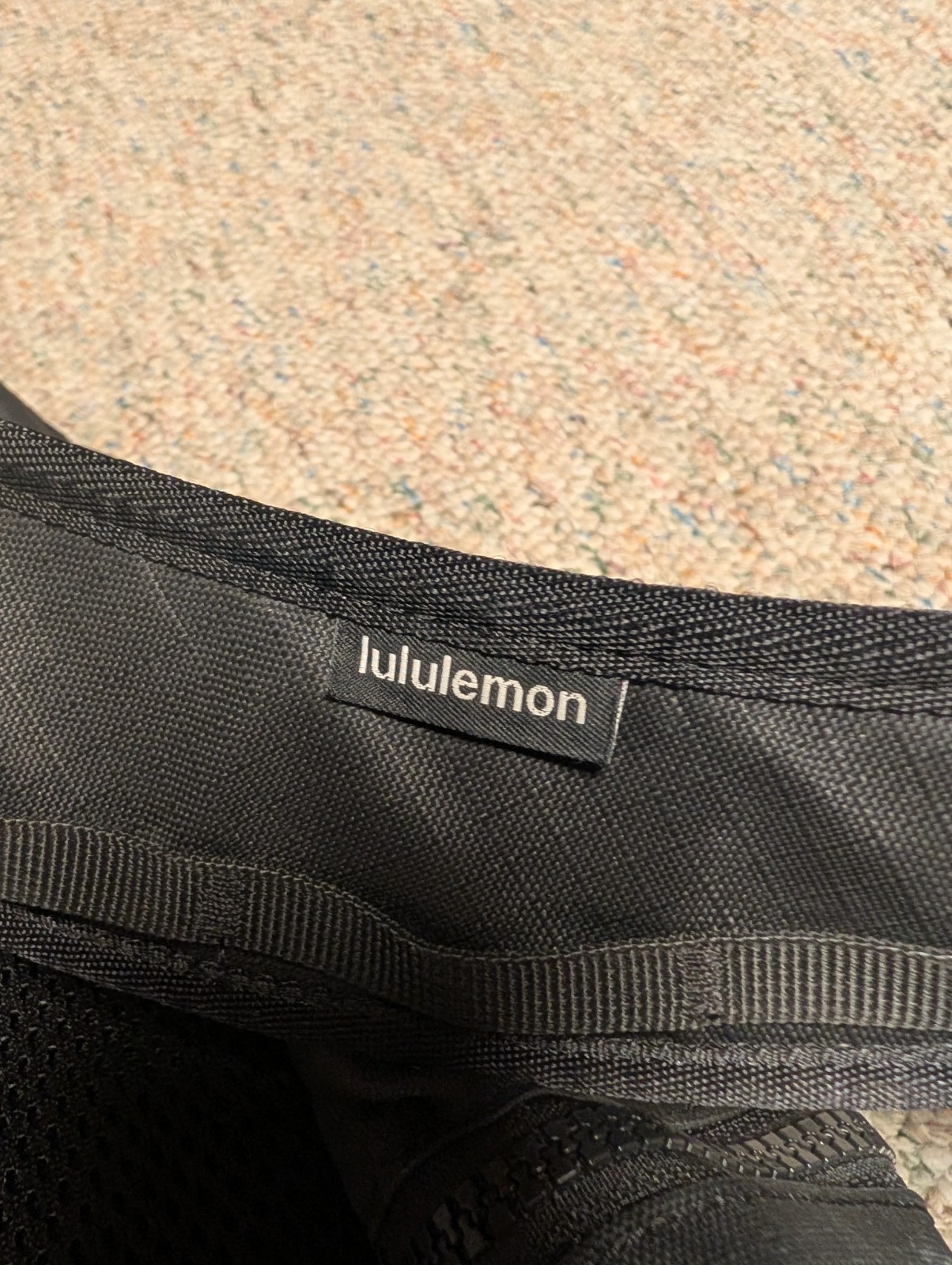 Lululemon Cruiser Backpack Black Plaid 23L Travel Commute Work Commute
