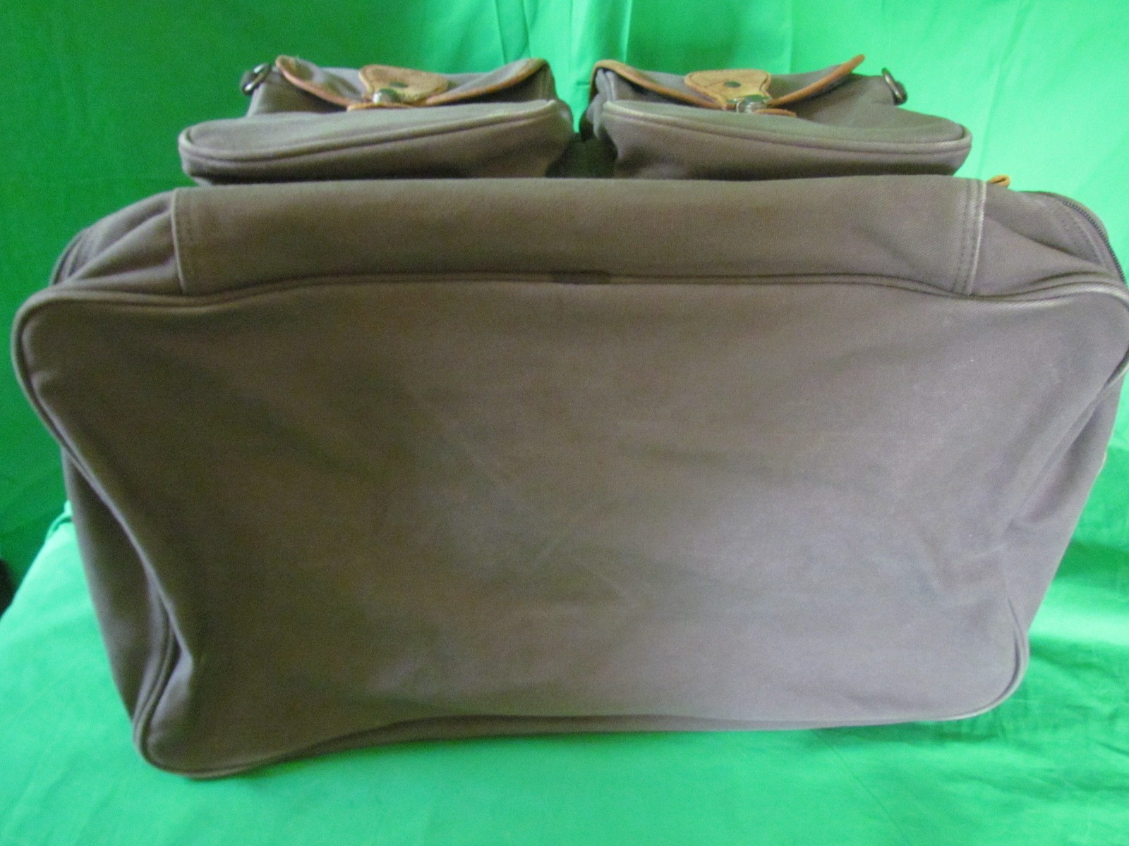 Cabela’s Battenkill Canvas & Leather Duffle Bag 20 W x 14 H x 12 Great Condition
