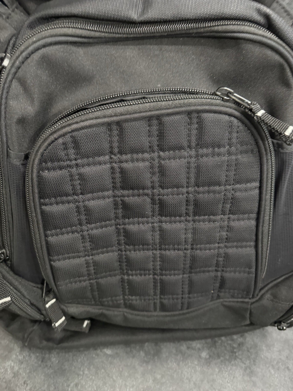 Ogio Tech Specs Metro Street Backpack Black Bag Technical Laptop Zippers Pockets