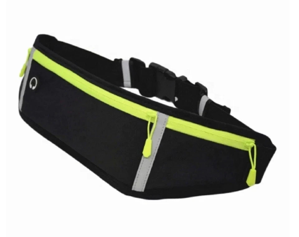 Adjustable Running Belt Water Resistant Waist Pack Fanny Bag Unisex Phone Pouch