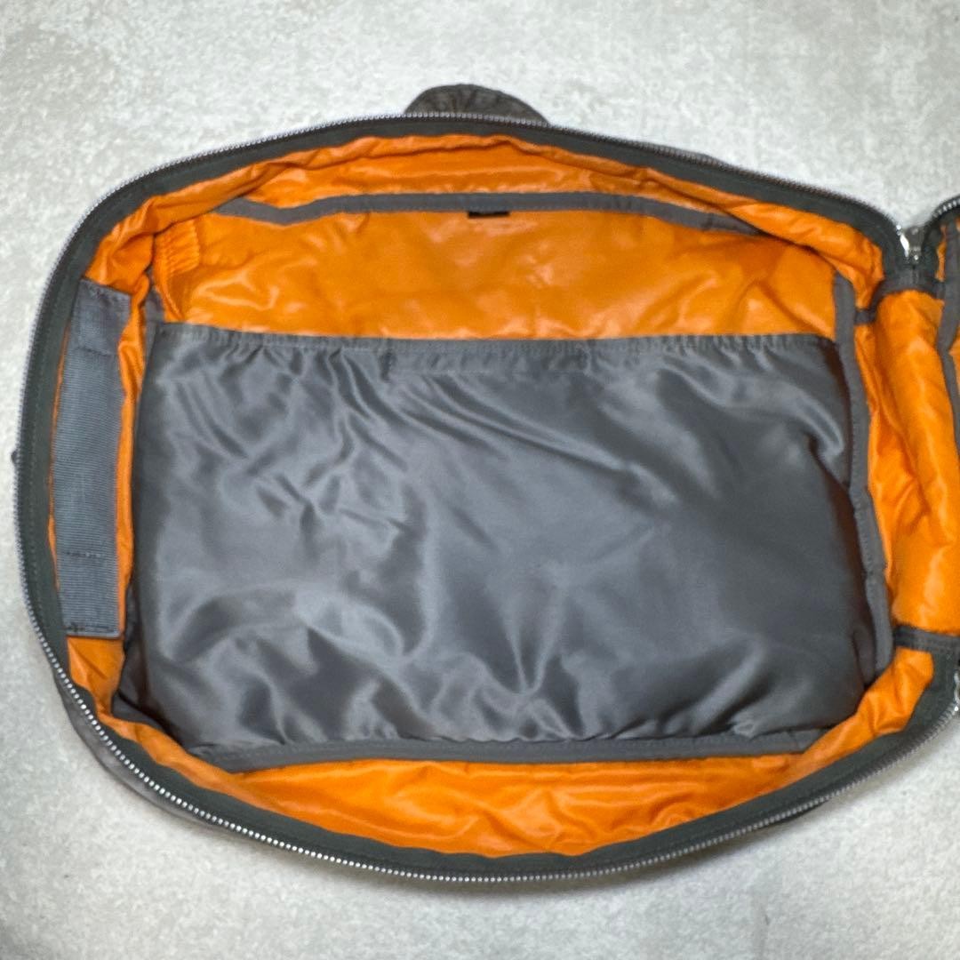 94 Excellent Condition Model Porter Tanker Business Bag 3way Gray 2 Layers