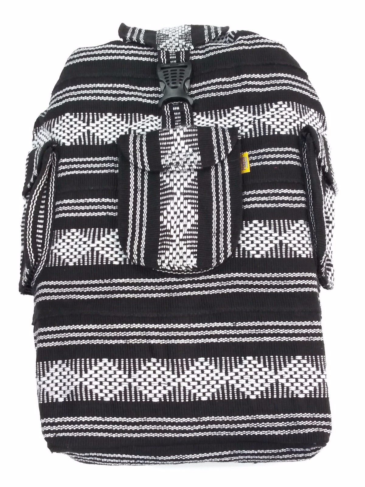 RASTA Bag Beach Hippie Baja Ethnic Backpack Made in Mexico JUMBO Size J01