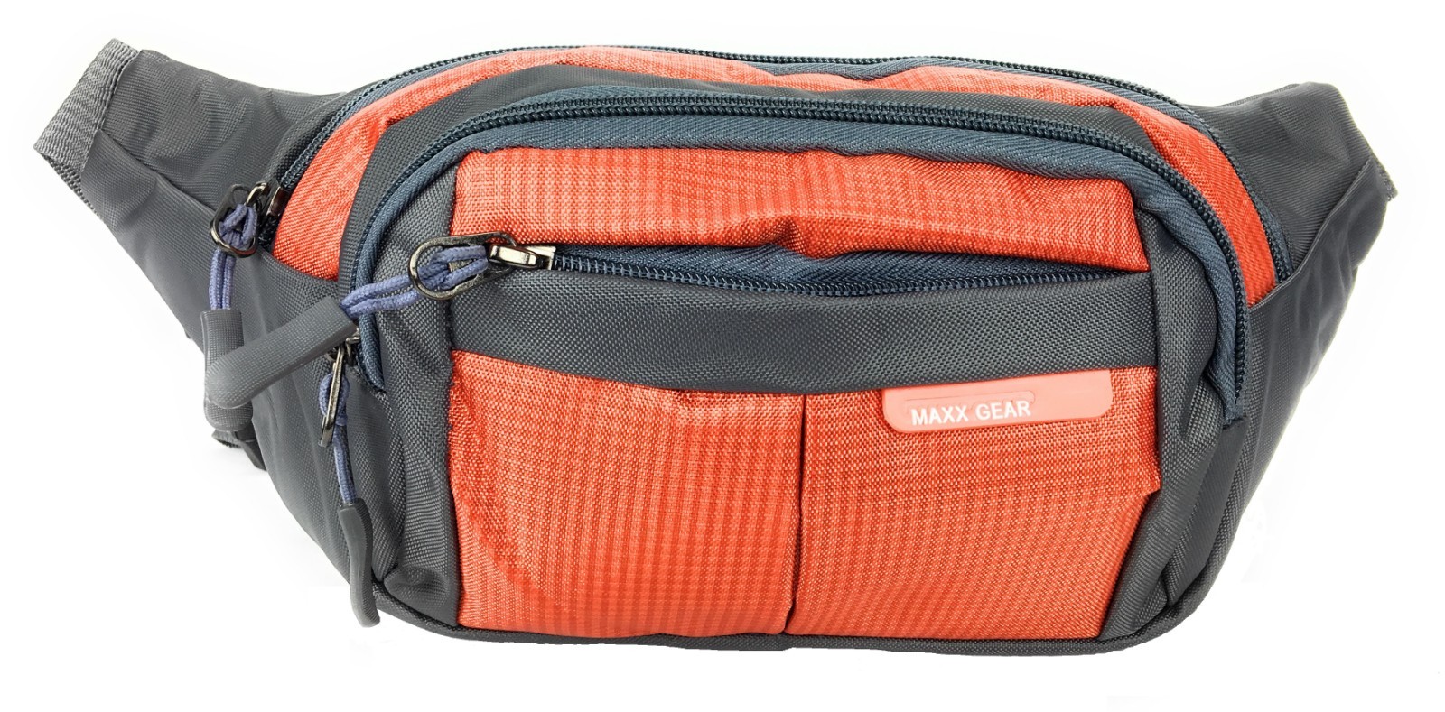 Maxx Gear Unisex Adult 4-Pocket Colorful Bum Bag Waist Fanny Pack Orange