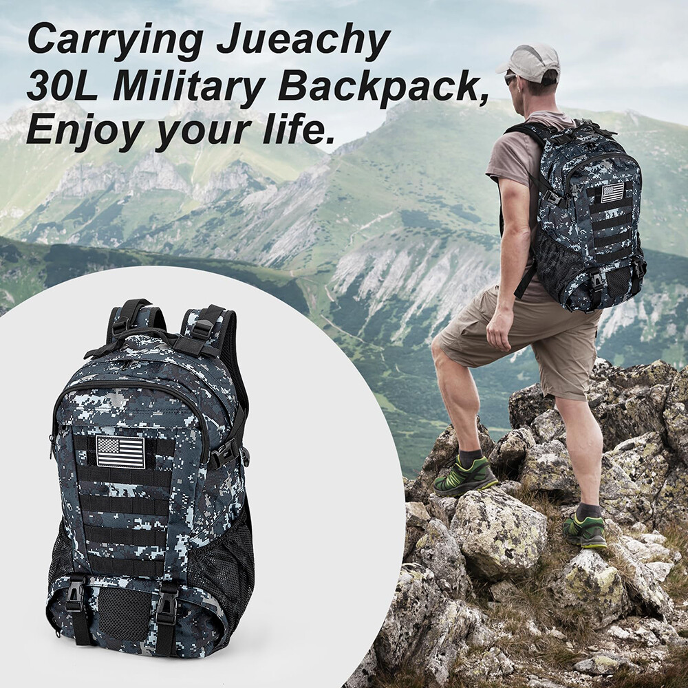 Tactical Sling Bag Military MOLLE Army Assault Bag Shoulder Backpack Outdoor