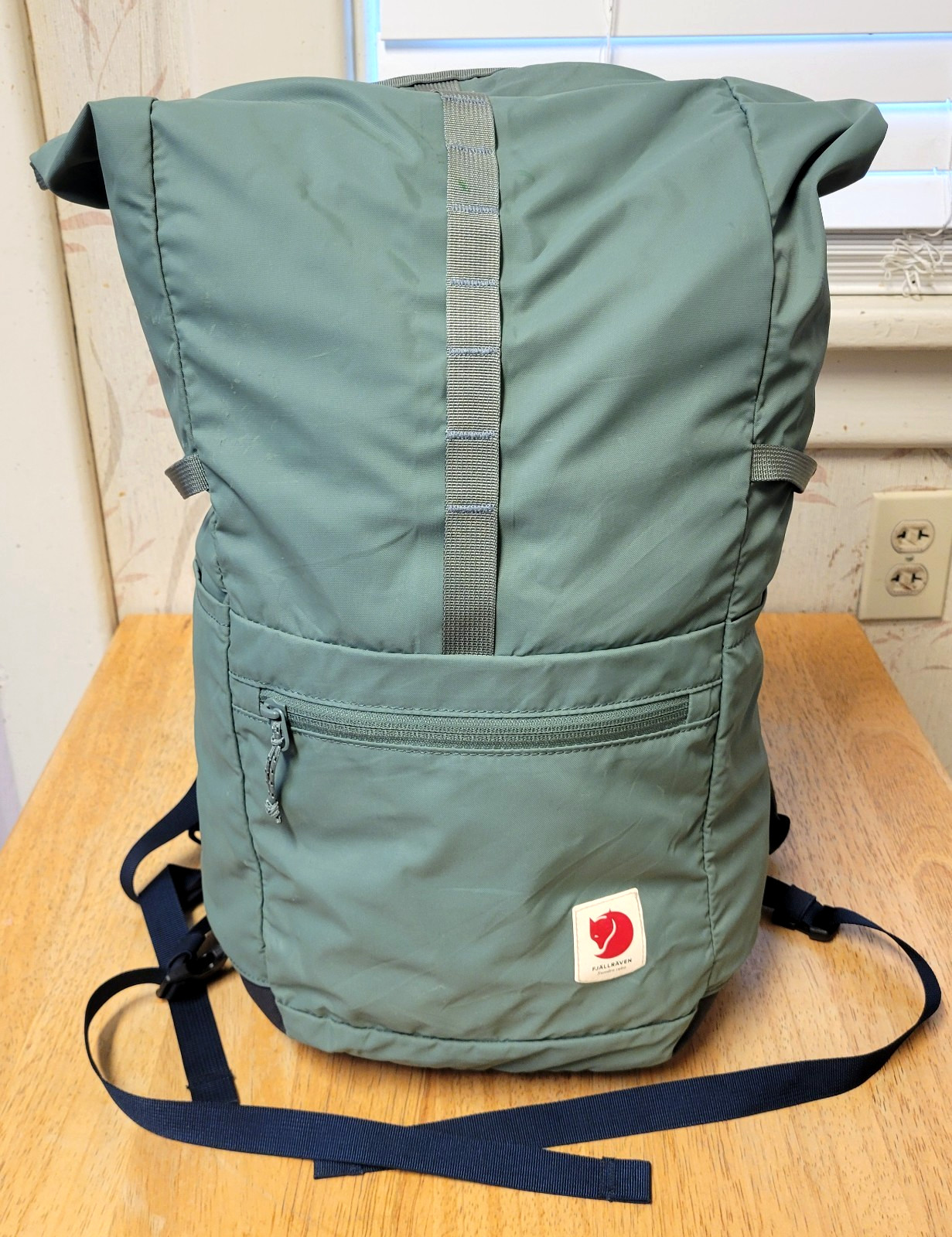 Fjallraven High Coast Foldsack 24 Lightweight Backpack Roll Top Patina Green