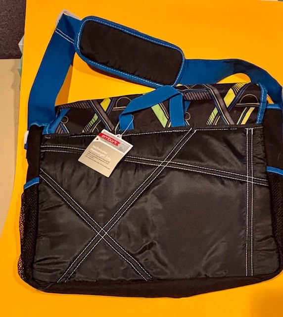 EMBARK Technicolor Messenger Bag, Medium-Sized, NEW WITH TAGS, FREE SHIPPING