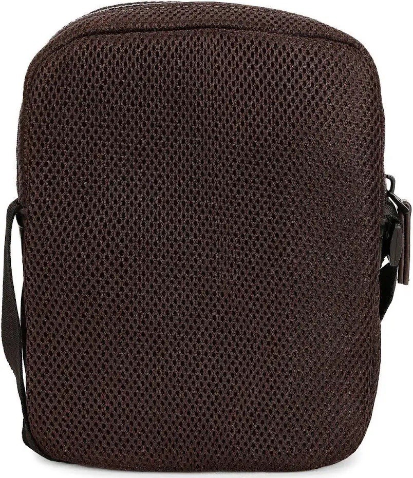 GUESS NWT Compact Mesh Crossbody- Dark Brown (Unisex)