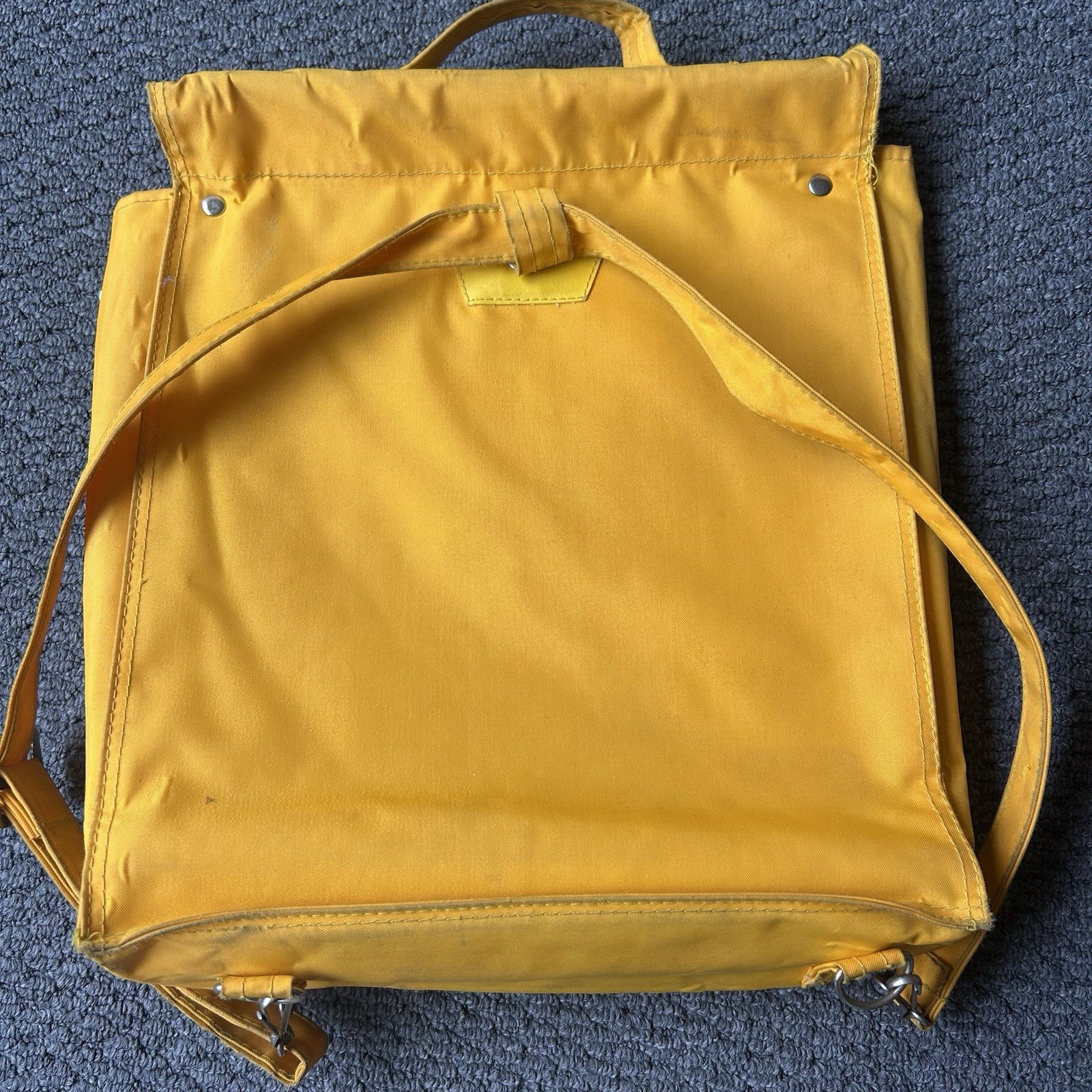 Superman 1980 Backpack Yellow DC Comics Large Graphic (See Photos)