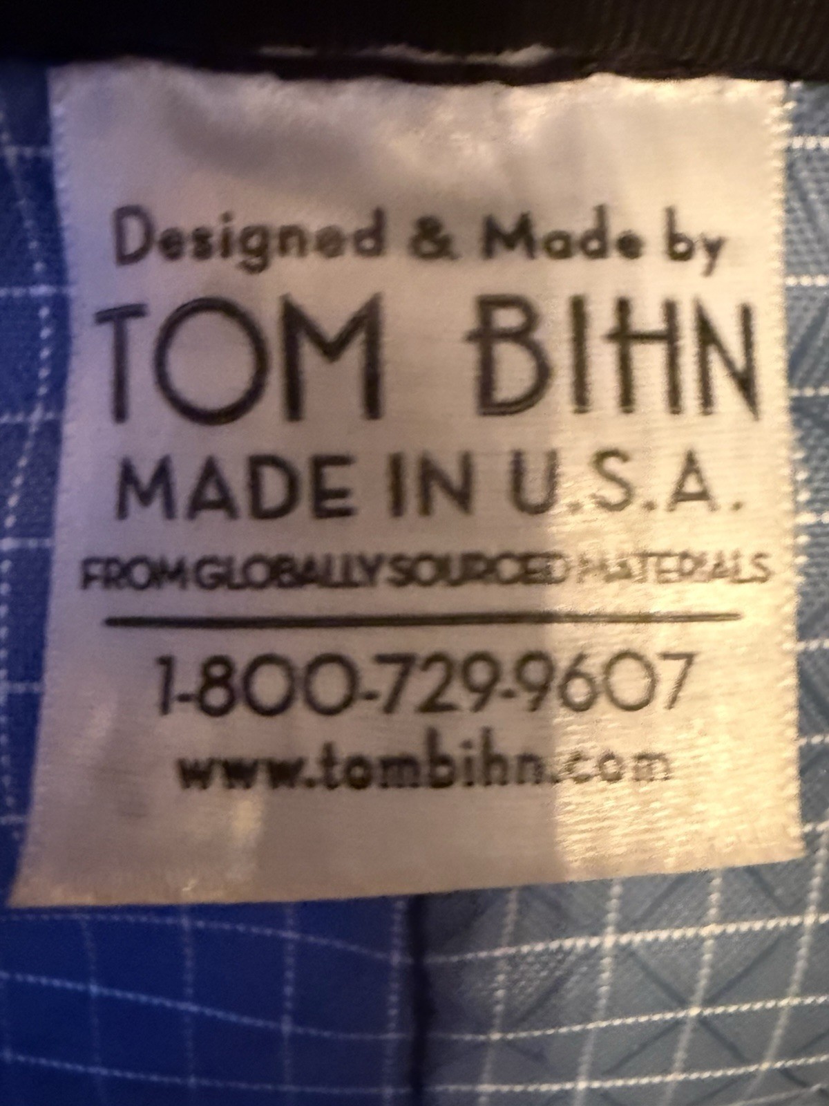 TOM BIHN Synapse 25 Everyday Backpack Multi-pocket Design Brown/light Blue