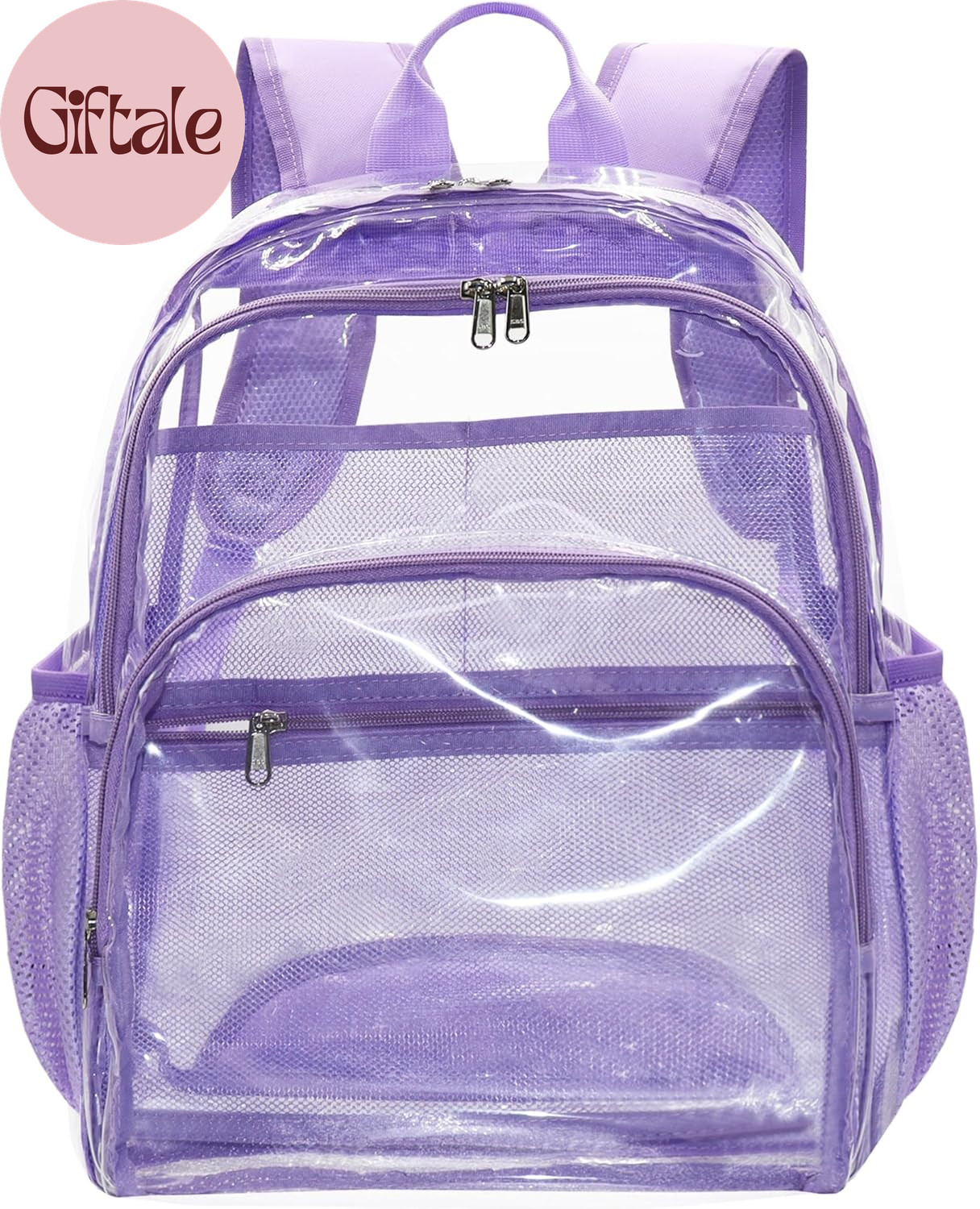 Clear Backpack, Clear Bag Stadium Large See through Bookbag Heavy Duty PVC Trans