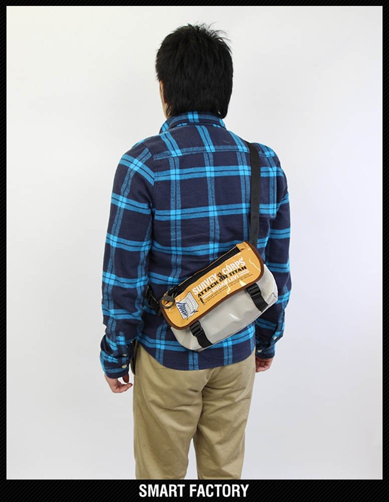 Attack on Titan Large Zip Messenger Bag 104th Training Corps RM-3376