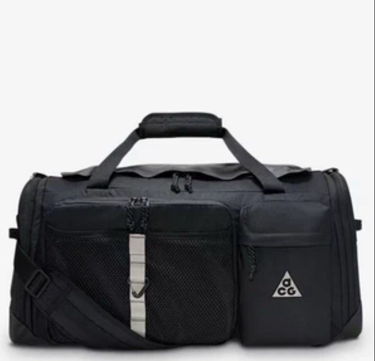 Nike ACG Daymax 60L Large Duffel Bag Black Zipper Water Resistant NWT HJ8185-010