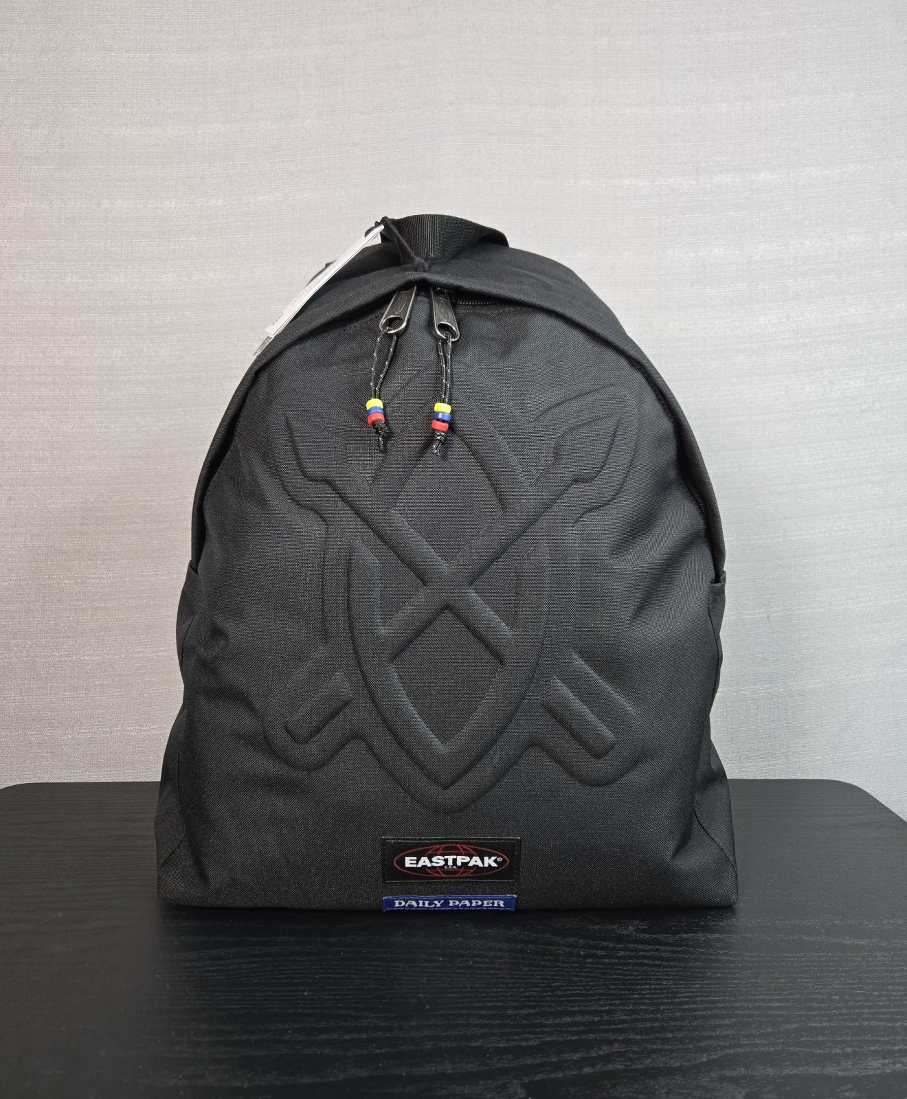 Eastpak X Daily Paper Daily Pak’R Backpack Black 24L Zip Fits Up To 14 in Laptop