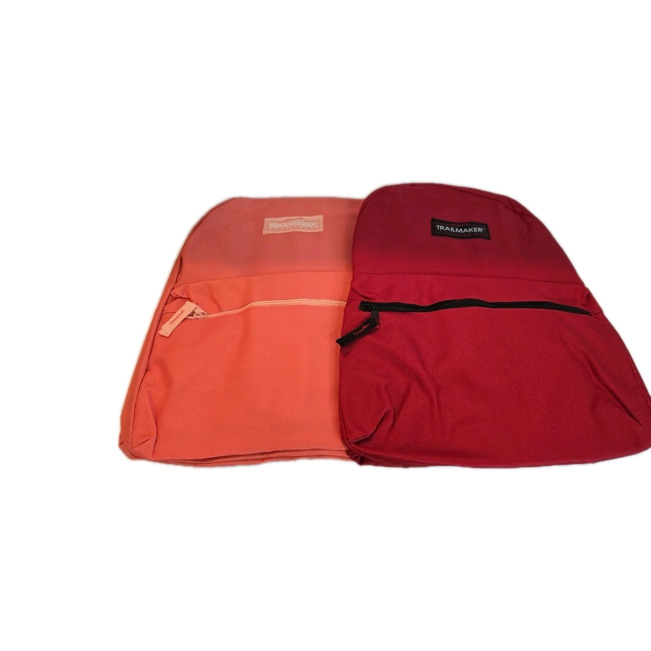 Lot of 2 Trailmaker Unisex Red and Coarl Backpacks NWOTS