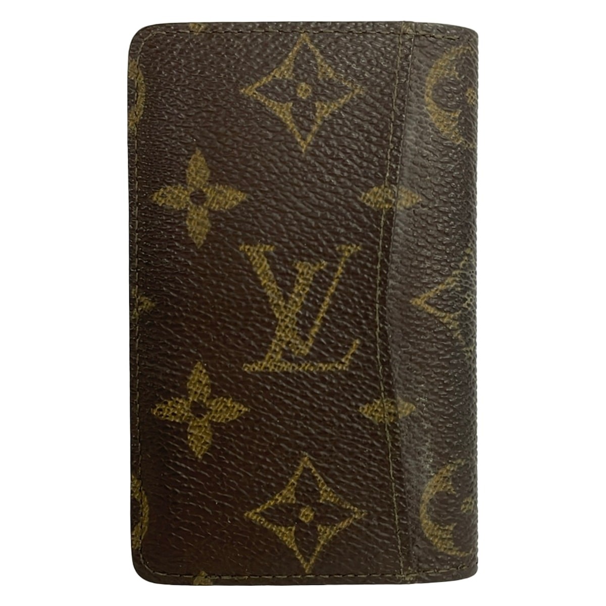 Authentic LOUIS VUITTON Pochette Cart Visite M56362 Card Case Canvas From Japan