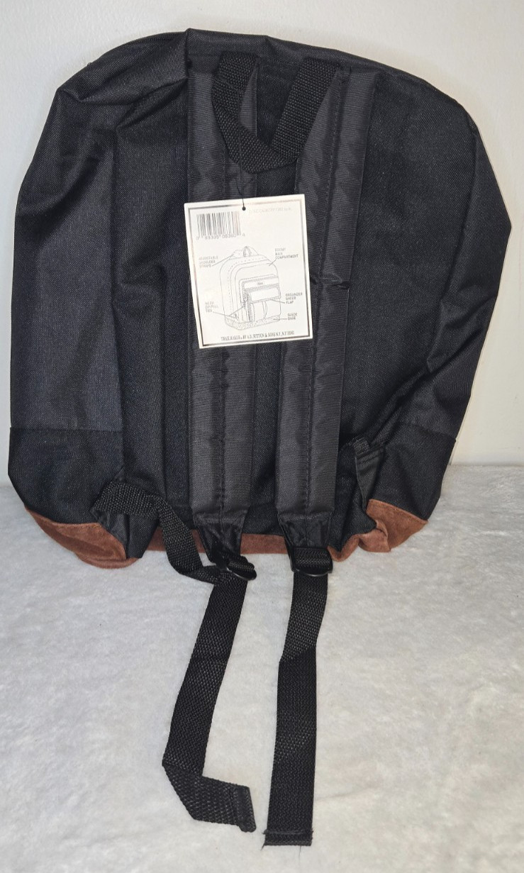 Vintage Trailmaker Black Backpack with Tags