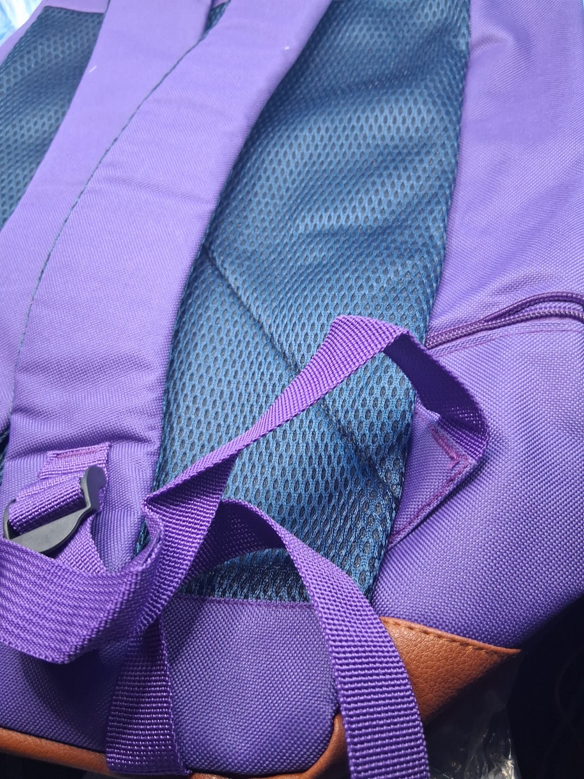 Large Capacity Backwoods Bart Backpack Purple Laptop Backpack Travel Bag. New