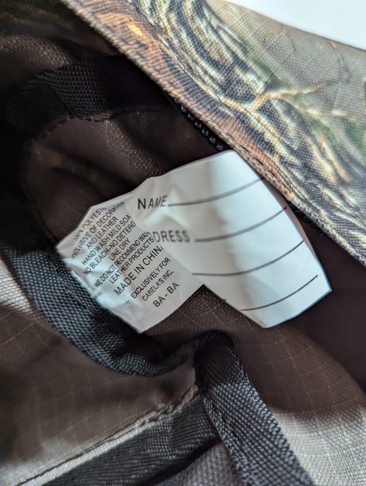 Cabela’s Seclusion 3D Camouflage Duffel Bag Carry On Weekender Outdoors VTG