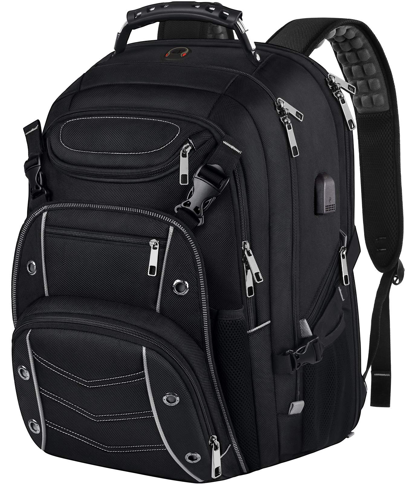 18.4 Laptop Backpack for unisex, 60L Extra Large Gaming Laptops Back Bag with…