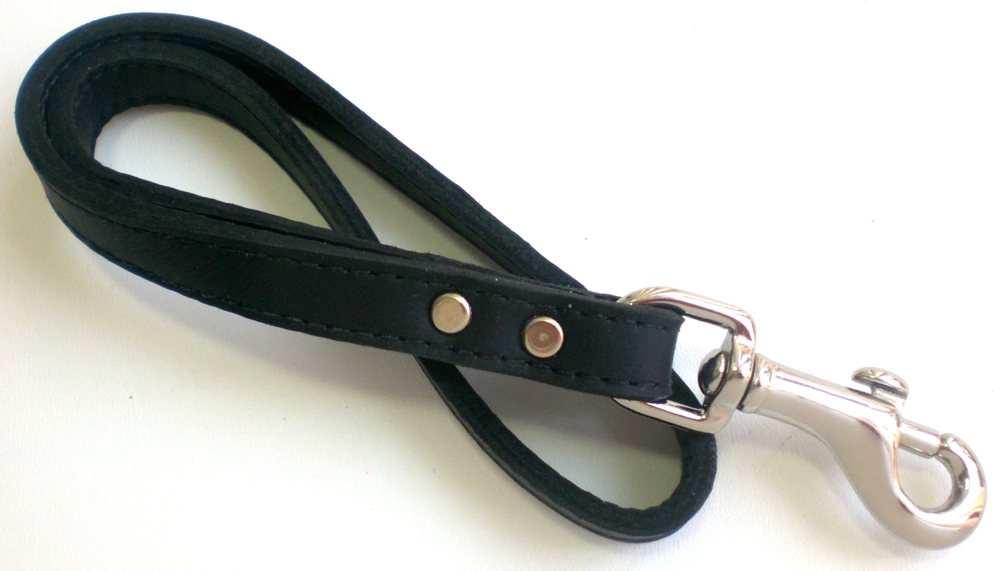 15″ x 1/2″ Genuine Leather Rolling Suitcase/Luggage/Wheel Bag Clip-On Pull Strap