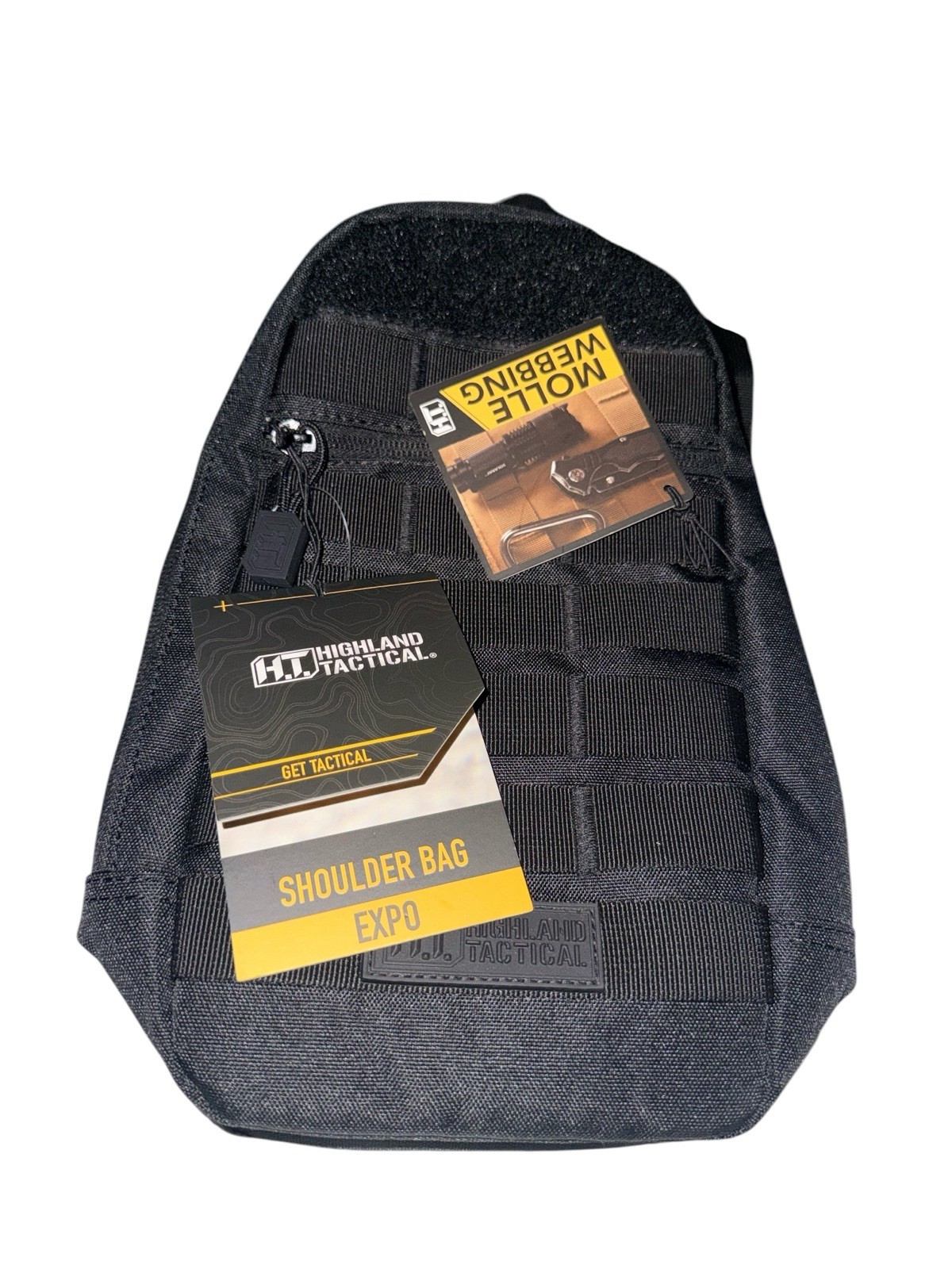 Highland Tactical Molle Webbing Expo Shoulder Sling Bag Military Gear Travel