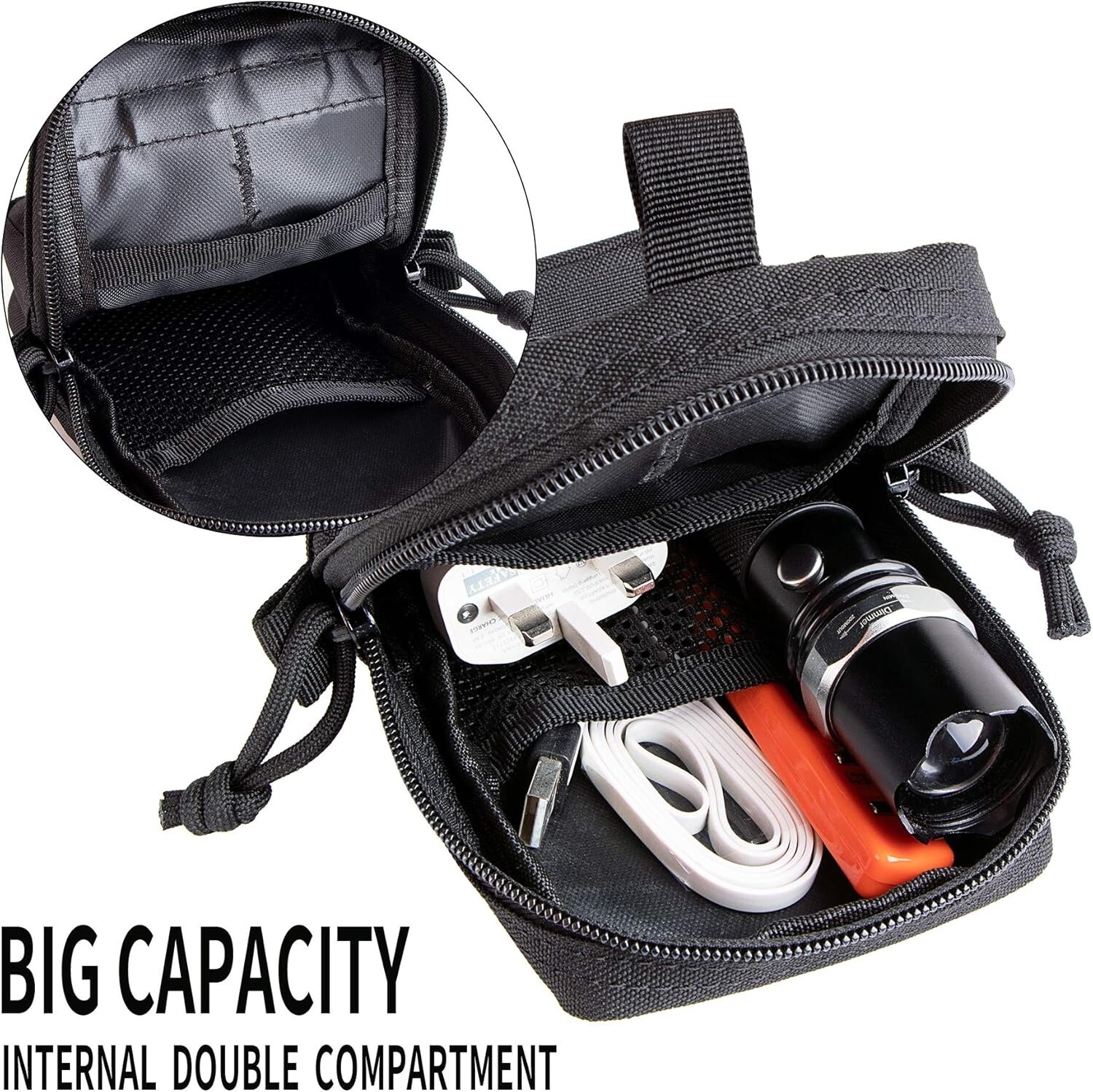 Tactical Molle EDC Pouch Cellphone Holder Bag Utility Multipurpose Organizer Bag