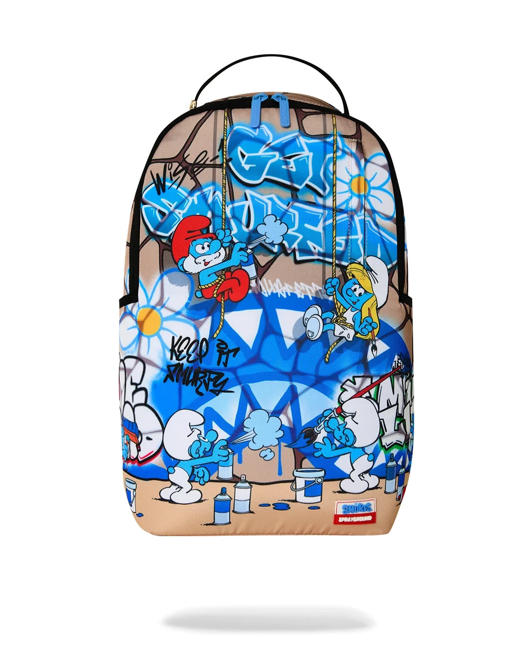 SPRAYGROUND LIMITED EDITION BACKPACK SMURFS ART PARTY BIG MURAL