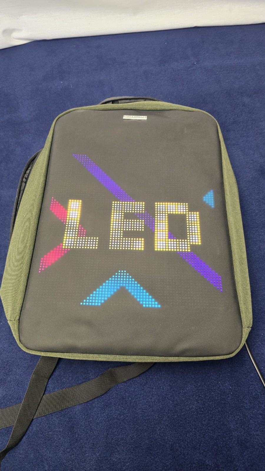 Happy Site Programmable LED Backpack, Green, Hero Backpack