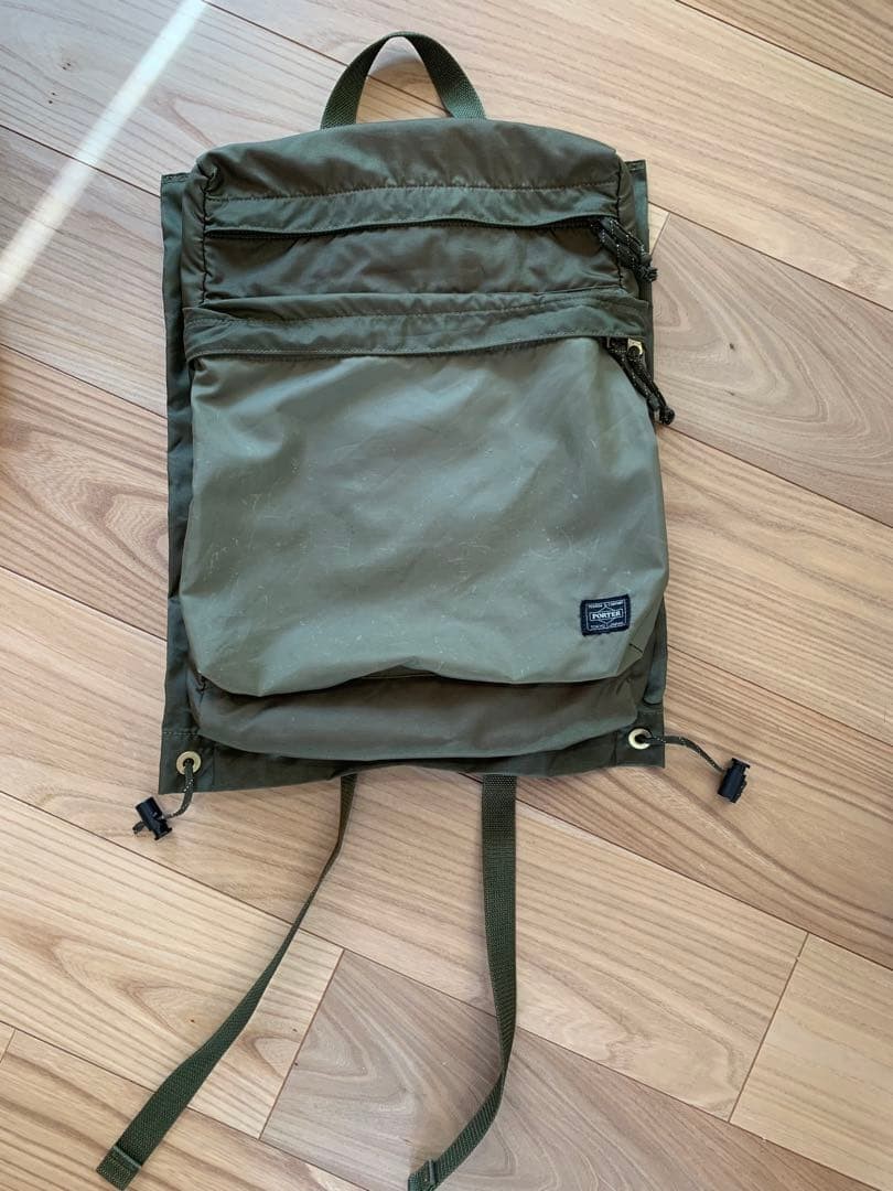 Yoshida Bag PORTER FORCE RUCK SACK Daypack 855-07417 Green Backpack 44x33x12cm