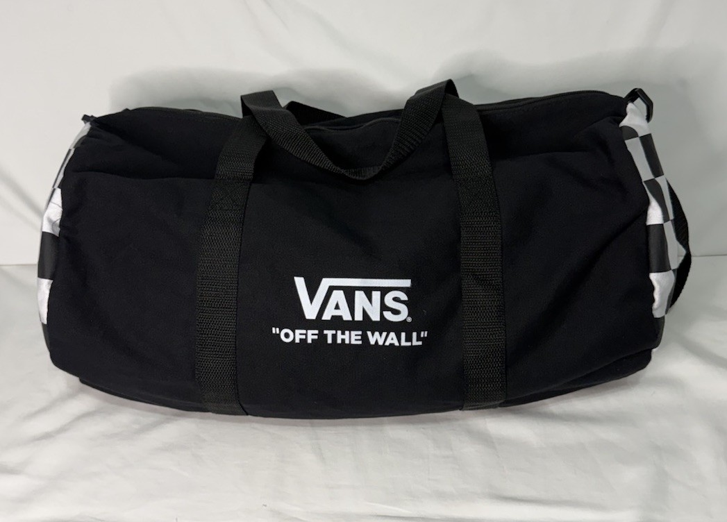 Vans Checkerboard OFF THE WALL Medium Size Canvas Duffle Bag