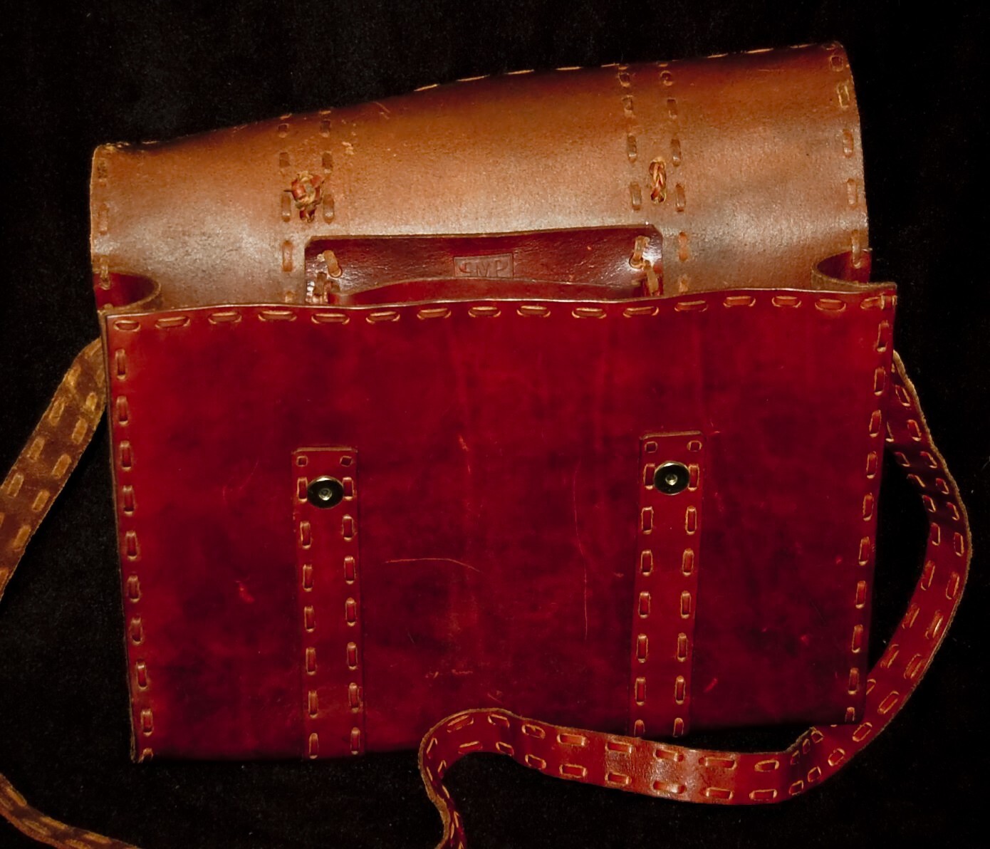 BRIEFCASE Travel Documents Laptop Notebook HIGH QUALITY LEATHER Reg.395$