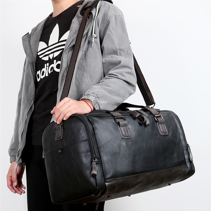 Men’s Large Capacity Multifunctional Business Travel Bag Handbag Shoulder Bag