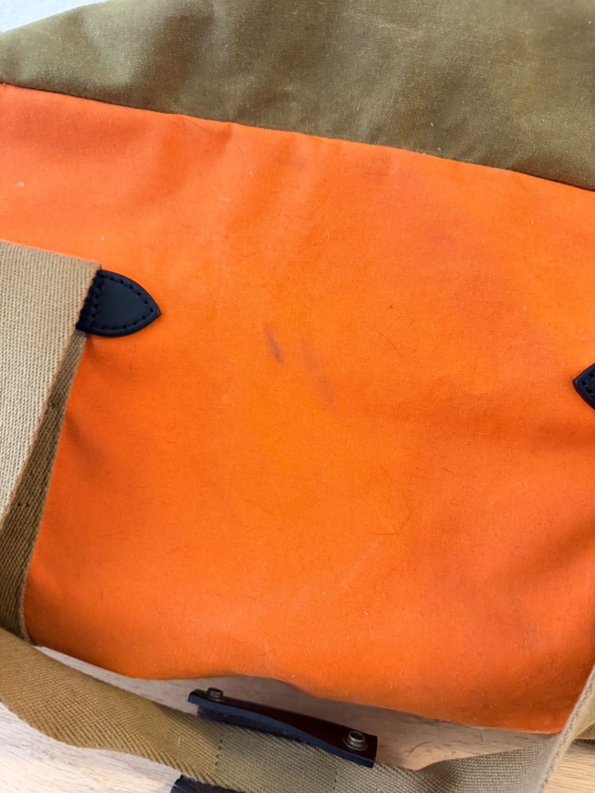 FILSON MEDIUM CANVAS DUFFLE BAG 20263595 Orange/Tan