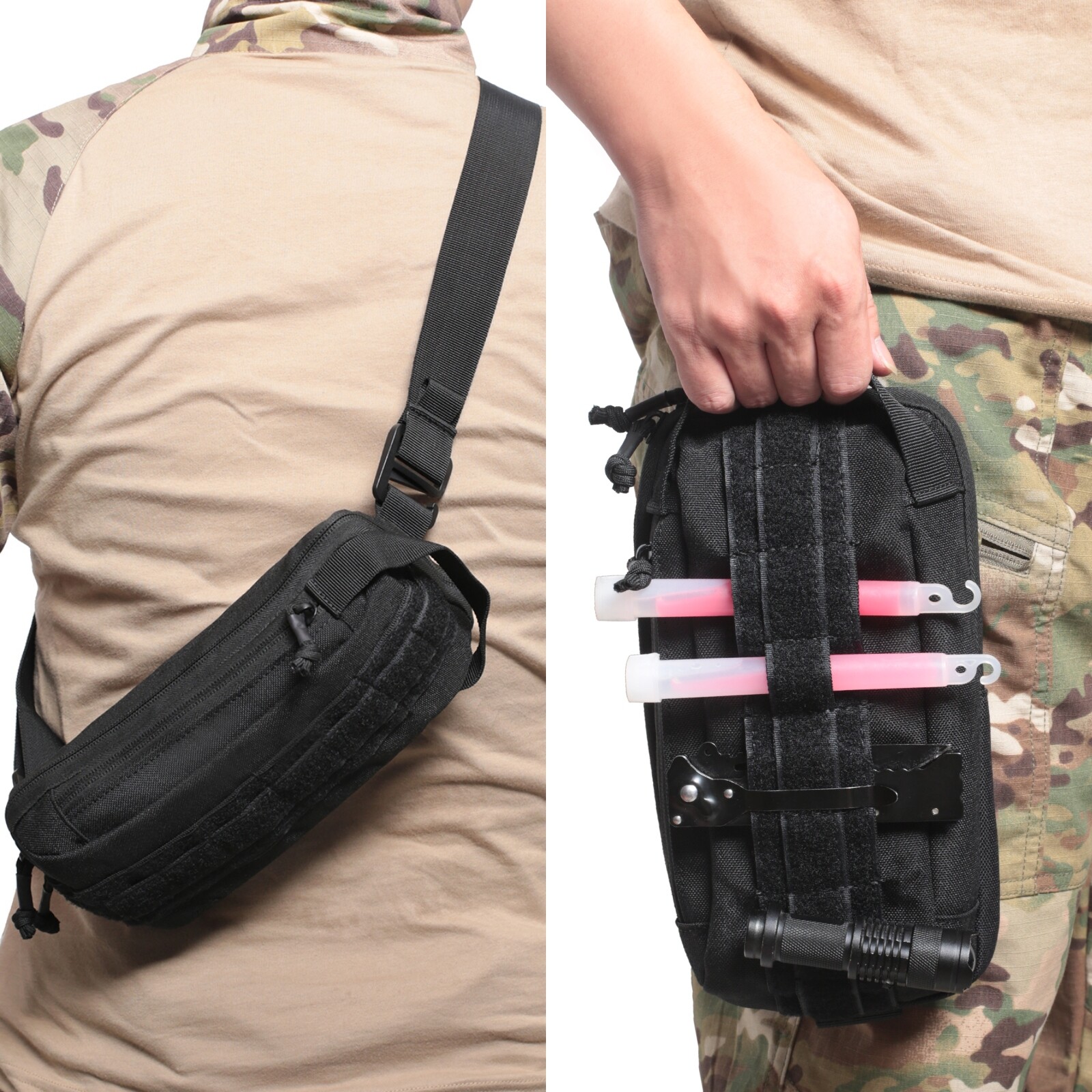 Small EDC Minimalist Crossbody Sling Bag for Men Phone Wallet Chest Backpack USA