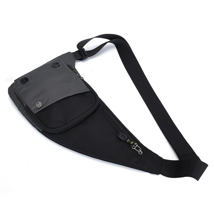 Mens Sling Bag Cross Body Handbag Chest Bag Shoulder Pack Sports Travel Backpack
